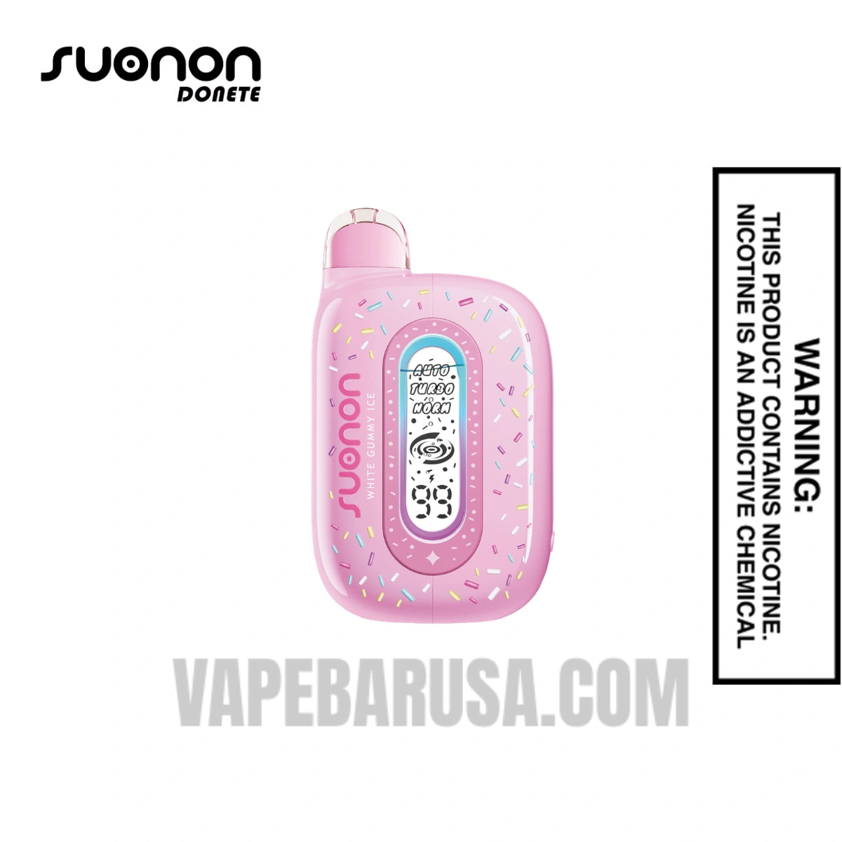 White Gummy Ice Suonon Donete 50k Disposable Vape