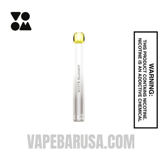 White Gummy Voom Mesh 3000 Puffs Disposable Vape