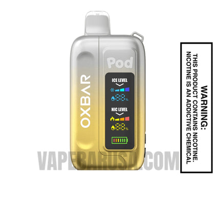 White Gummy Watermelon OXBAR Ice-Nic Control Disposable Vape