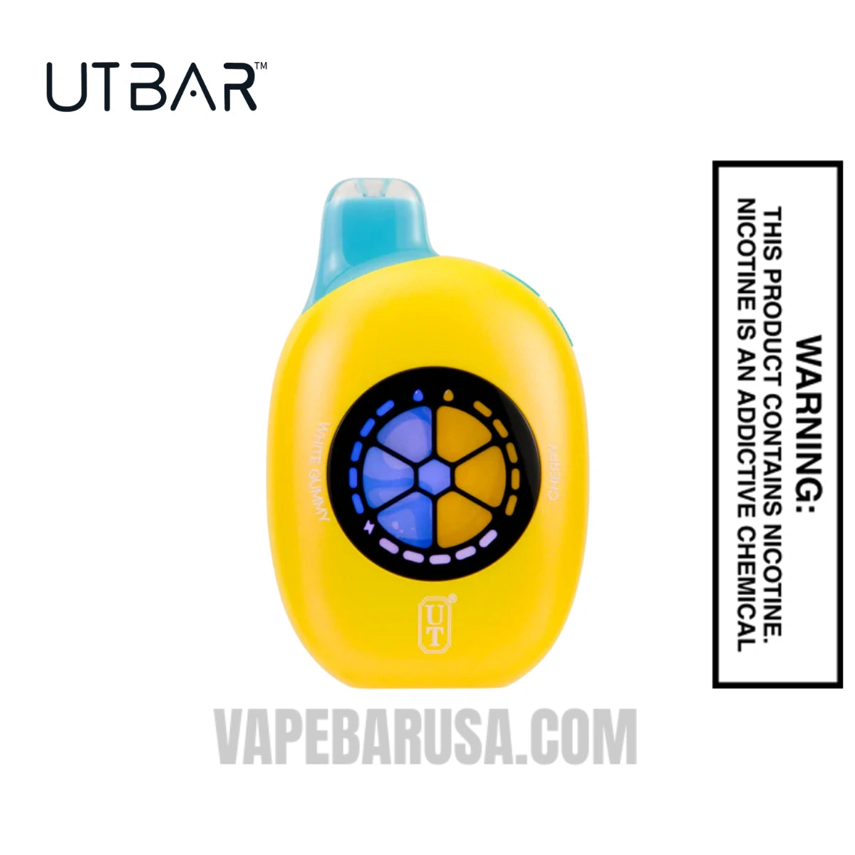 White Gummy/Cherry Flum UT Bar 50K Disposable Vape