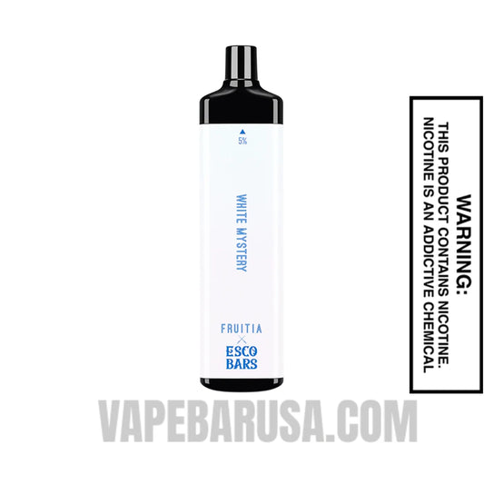 White Mystery Esco Bars 5000 Puffs Disposable Vape