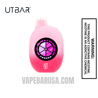 White Peach/Raspberry Flum UT Bar 50K Disposable Vape