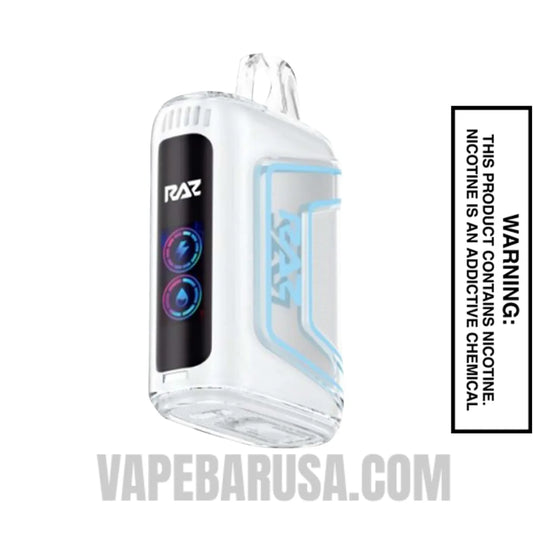 White Yummy Grape RAZ TN9000 Disposable Vape