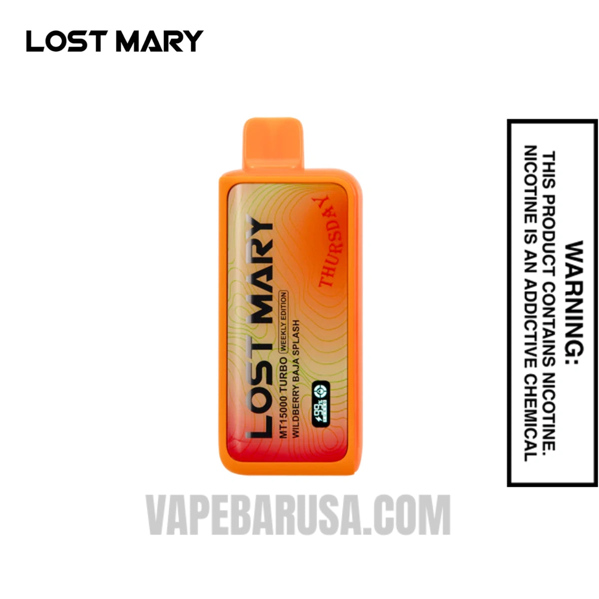 Wildberry Baja Splash Lost Mary MT15000 Turbo Vape (Thursday)