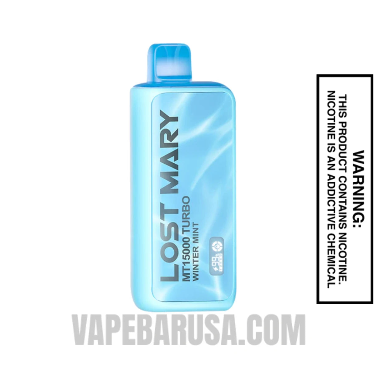 Winter Mint Lost Mary MT15000 Turbo Vape - 0% Nic