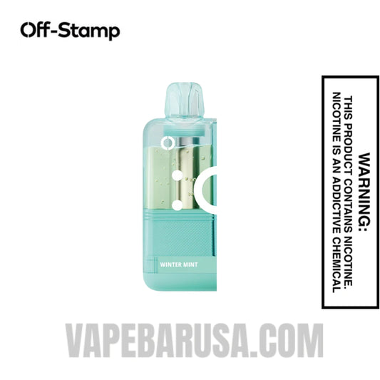 Winter Mint Off Stamp X Crystal Cube 35K Disposable Vape Pod