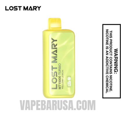 Yellow Lemon Lost Mary MT15000 Turbo Vape