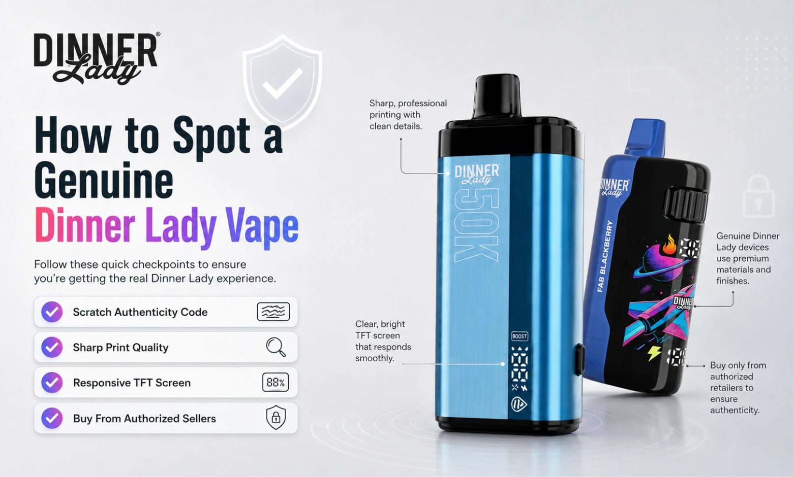 Are Dinner Lady vapes real? How to spot a fake
